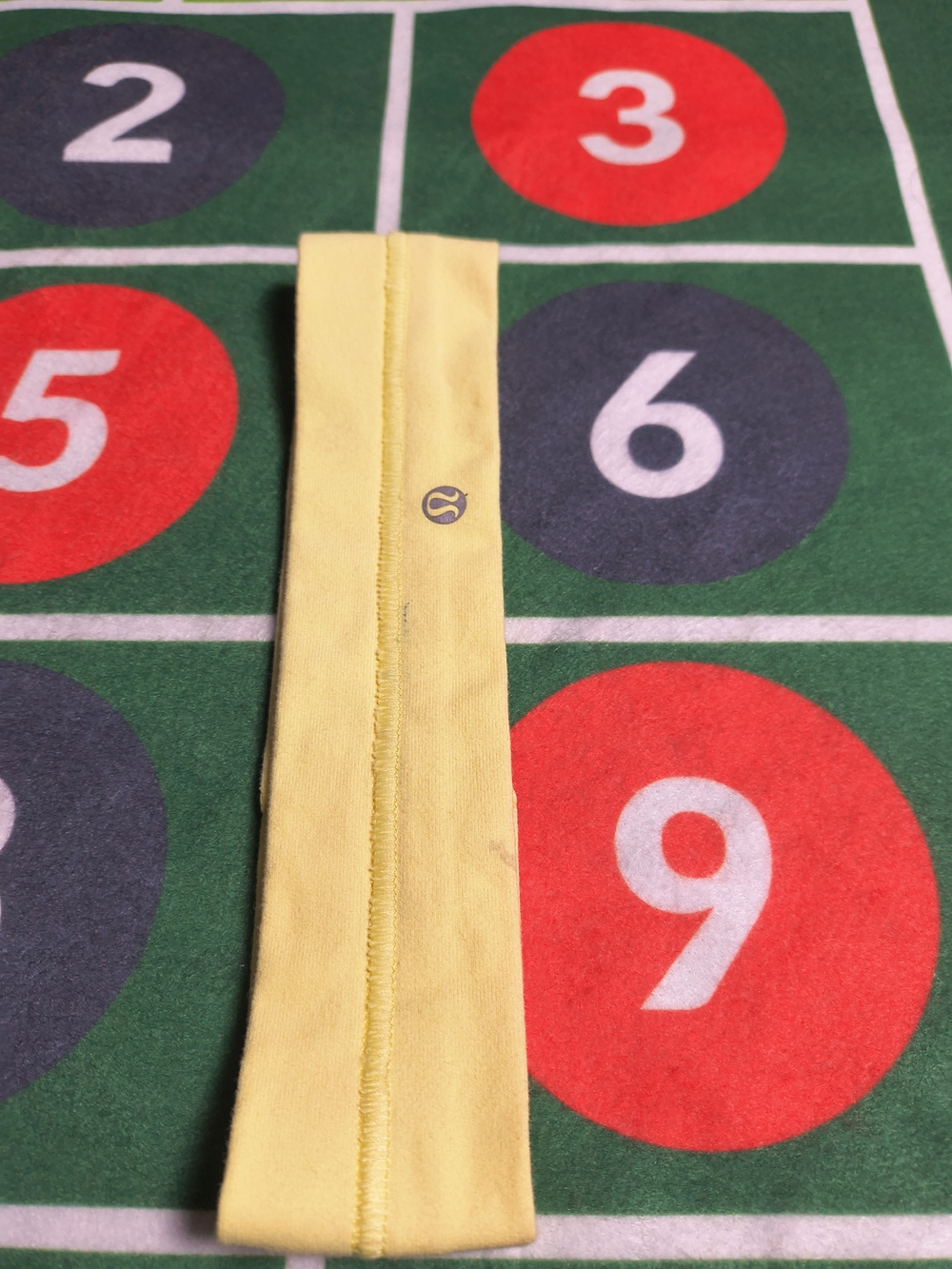 Lululemon Athletica Headbands 2 Pack Black Yellow Grippy Workout Hair Bands - Picture 10 of 11